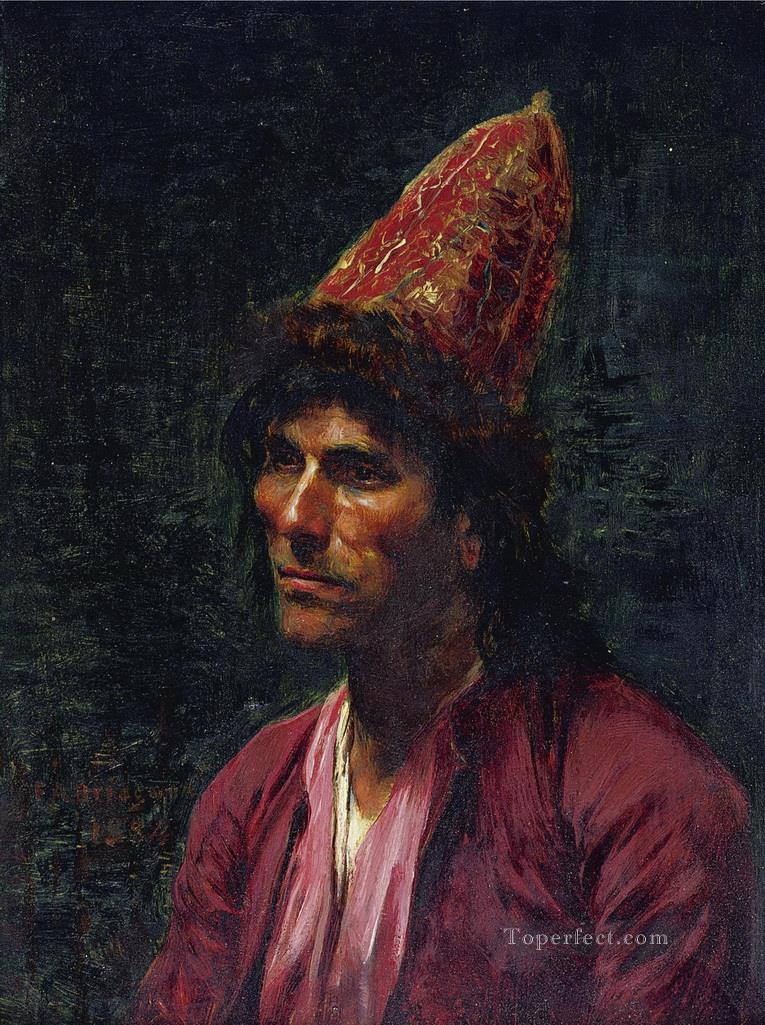 PORTRAIT OF A MAN Frederick Arthur Bridgman Oil Paintings